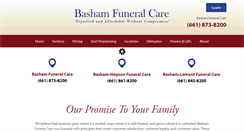 Desktop Screenshot of bashamfuneralcare.com