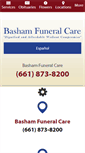 Mobile Screenshot of bashamfuneralcare.com